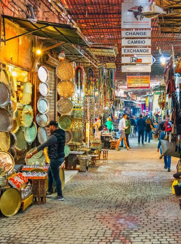 Explore the vibrant Souk El Had in Agadir, a bustling market filled with colorful stalls offering spices, textiles, and Moroccan handicrafts – a must-visit spot for authentic shopping and local culture